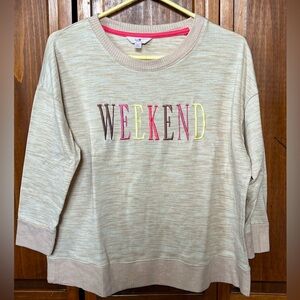 Sunset Treasures Weekend Top Medium